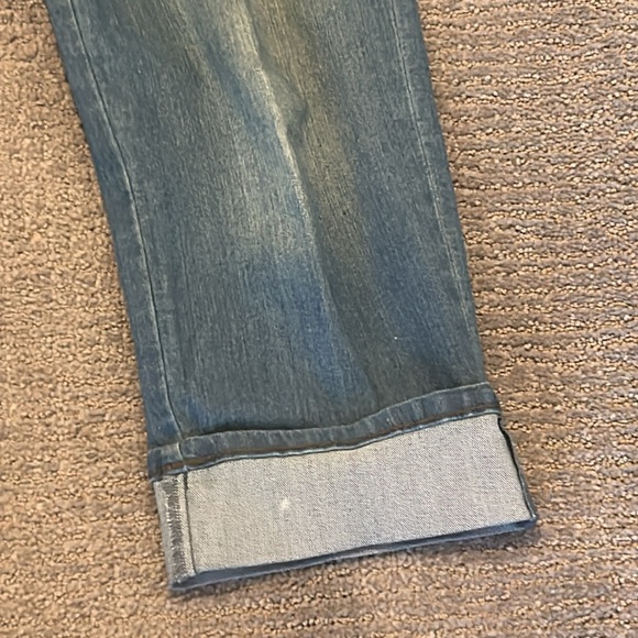 NYDJ Women's Wide Cuff Capri Blue Jeans 10 - Picture 8 of 9